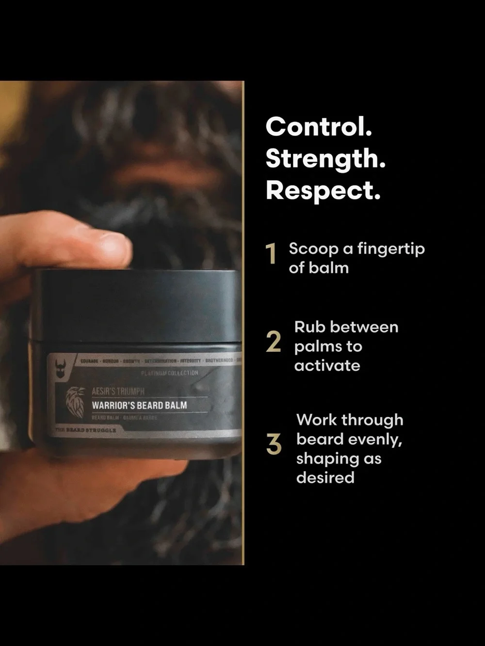 The Beard Struggle Viking Storm Warrior’s Beard Balm 1.76oz